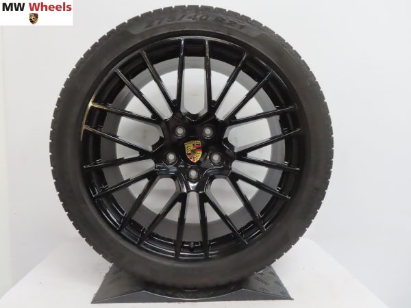 Originele Porsche Cayenne Coupe 21 inch velgen met Pirelli winterbanden - Afbeelding 4