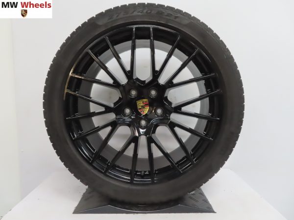 Originele Porsche Cayenne Coupe 21 inch velgen met Pirelli winterbanden - Afbeelding 5