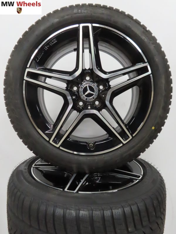 Originele Mercedes Benz 18 inch AMG velgen voor E class C238 A238 W213 S213 met nieuwe winterbanden