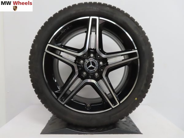 Originele Mercedes Benz 18 inch AMG velgen voor E class C238 A238 W213 S213 met nieuwe winterbanden - Afbeelding 4