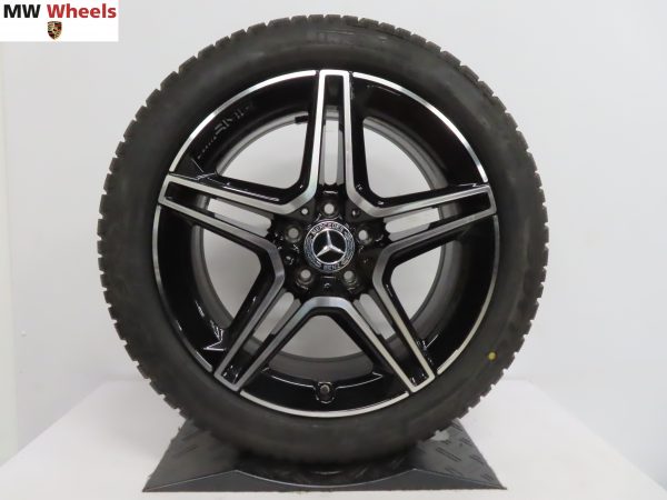 Originele Mercedes Benz 18 inch AMG velgen voor E class C238 A238 W213 S213 met nieuwe winterbanden - Afbeelding 5