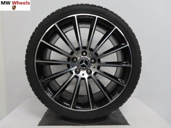 Originele Mercedes E klasse W213 C328 AMG 20 inch velgen met nieuwe zomerbanden - Afbeelding 2