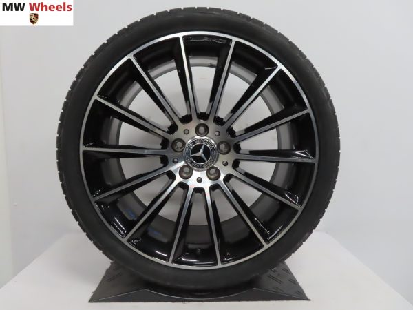 Originele Mercedes E klasse W213 C328 AMG 20 inch velgen met nieuwe zomerbanden - Afbeelding 4