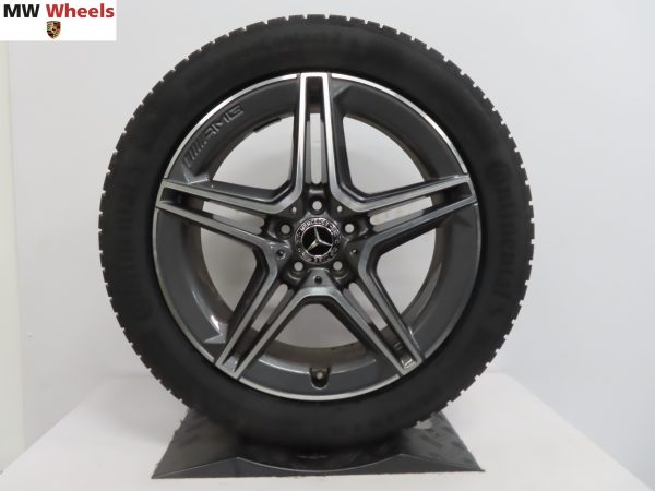 Originele Mercedes GLA W247 en GLB X247 AMG 19 inch velgen met nieuwe contitental allseason banden - Afbeelding 5