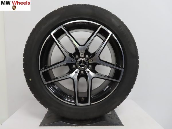 Originele Mercedes AMG 19 inch velgen GLC SUV en Coupe W253 met Pirelli winterbanden nieuw - Afbeelding 3