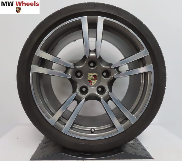 Originele Porsche 911 997 Turbo II 19 inch velgen 4 en 4S met Michelin zomerbanden - Afbeelding 5