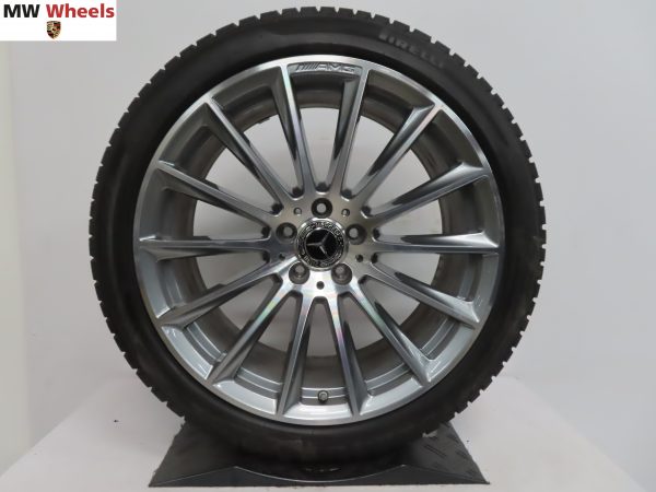 Originele Mercedes S klasse W223 AMG 20 inch velgen met Pirelli winterbanden demoset - Afbeelding 3