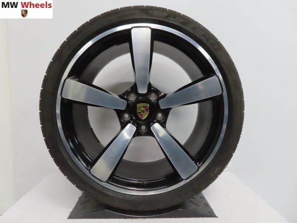 Originele Porsche 911 992 20 - 21 inch velgen exclusive design met Pirelli zomerbanden - Afbeelding 3