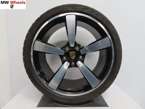 Originele Porsche 911 992 20 - 21 inch velgen exclusive design met Pirelli zomerbanden - Afbeelding 2