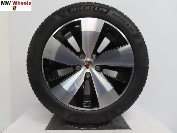 Originele Porsche Macan EV 20 inch velgen met Michelin winterbanden nieuw - Afbeelding 4